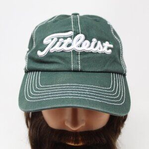 Michigan State Titleist Hat Green Spartans OSFA Twins Forty Seven Adjustable Cap